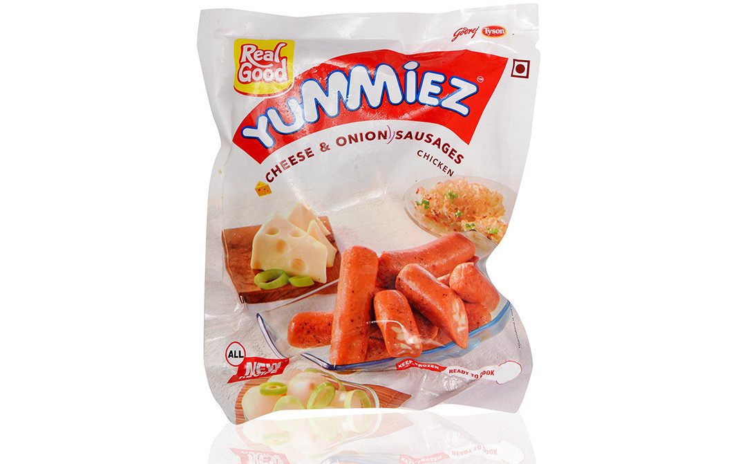 Yummiez Cheese & Onion Sausages Chicken   Pack  250 grams